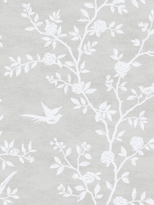 Scalamandre Silhouette Lace Wallpaper Sample SCSILH1207