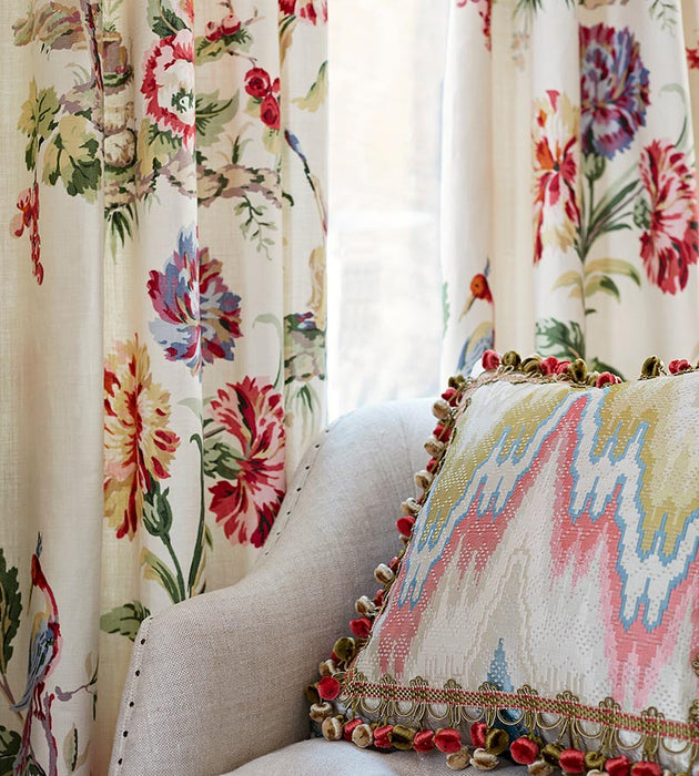 Scalamandre Somerset Linen Print Bloom Fabric SC165840001