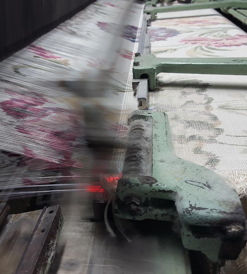 Scalamandre Somerset Silk Warp Print Porcelain Fabric SC165850002
