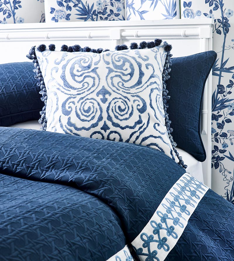 Scalamandre Canestro Matelasse Mandarin Fabric SC270080004