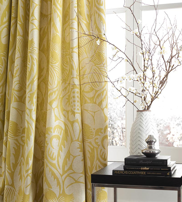 Scalamandre Deco Flower Mineral Fabric Sample SC271310003