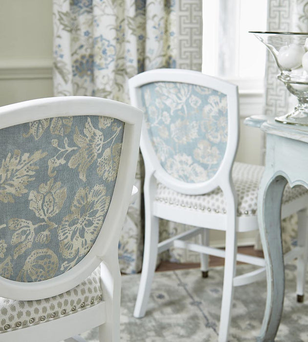 Scalamandre Delphine Embroidery Blossom Fabric Sample SC271730004