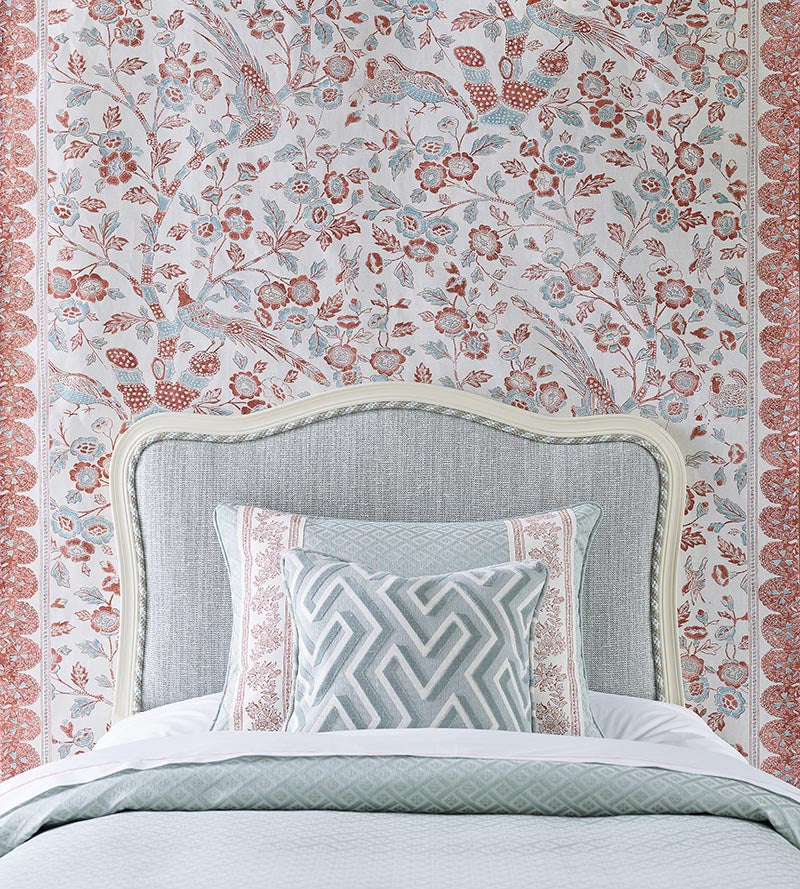 Scalamandre Maze Velvet Harbor Fabric SC272370002