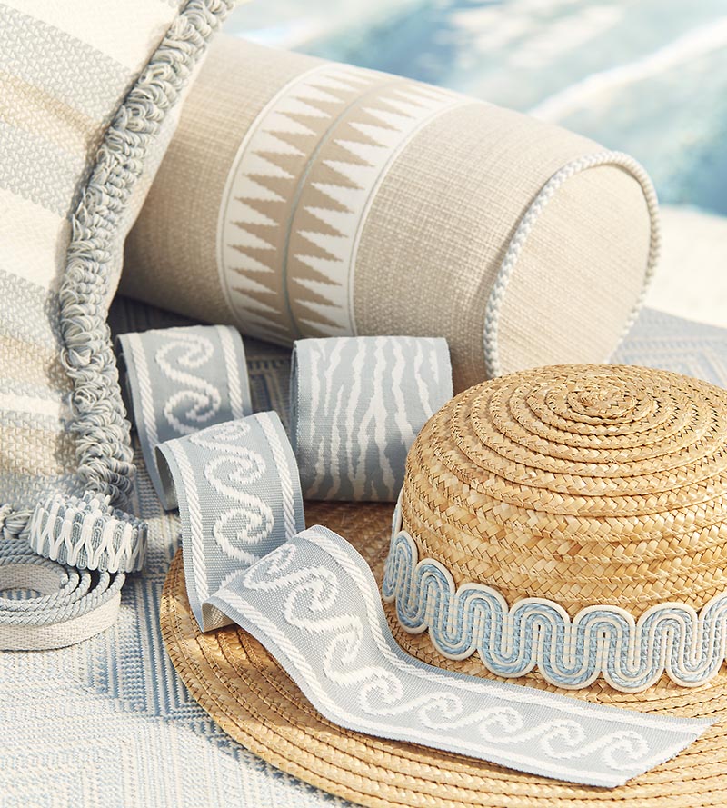 Scalamandre Soleil Tape Coral Trim SCT33080002