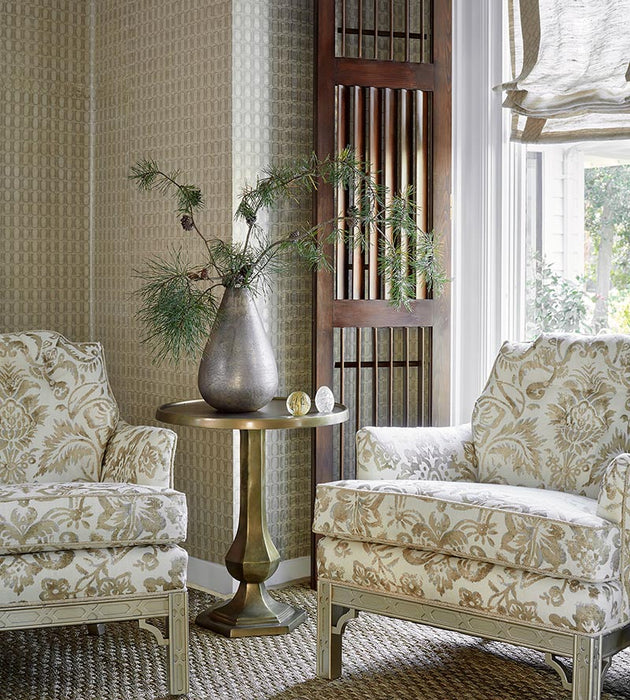 Scalamandre Tortoiseshell Pewter Wallpaper SCWP883710003