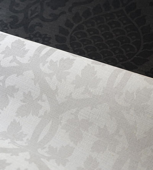 Scalamandre Falk Manor House Sisal Aquamarine Wallpaper SCWP883790003