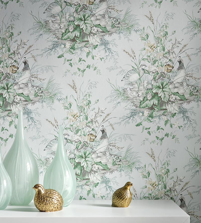 Scalamandre Edwin'S Covey Woodlawn Wallpaper Sample SCWP884340004