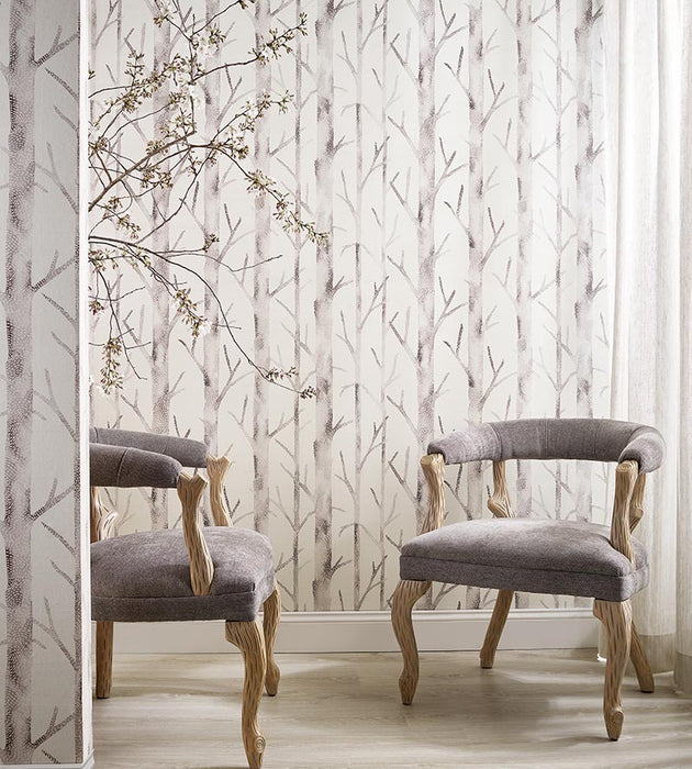 Scalamandre Everett - Silk Shadow Wallpaper SCWP884440001