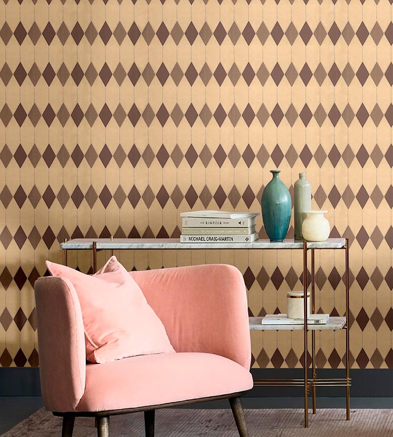 Scalamandre Cadence Silver Wallpaper SCWP884600001