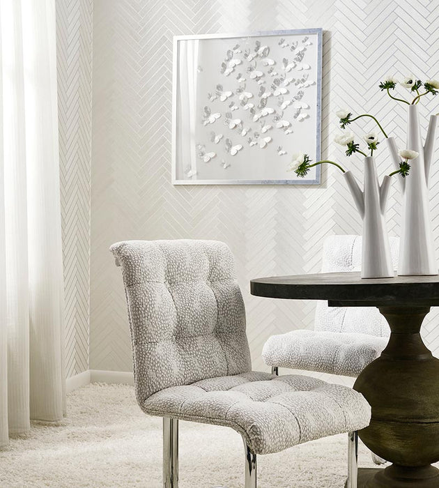 Scalamandre Legato Slate Wallpaper Sample SCWP884610004