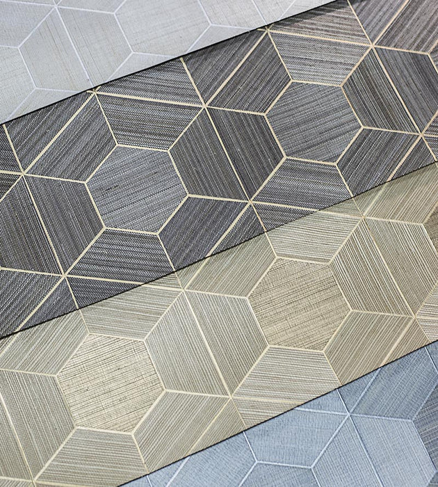 Scalamandre Hive - Abaca Snowflake Wallpaper SCWP884690001