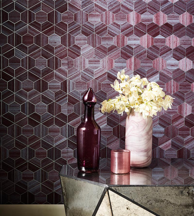 Scalamandre Hive - Slub Peppercorn Wallpaper Sample SCWP884700004