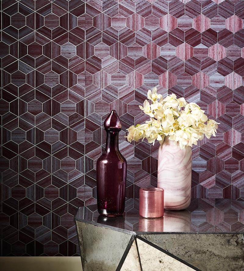 Scalamandre Hive - Slub Creme Wallpaper Sample SCWP884700001