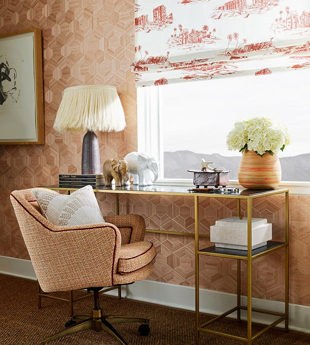 Scalamandre Hive - Slub Honey Wallpaper Sample SCWP884700002