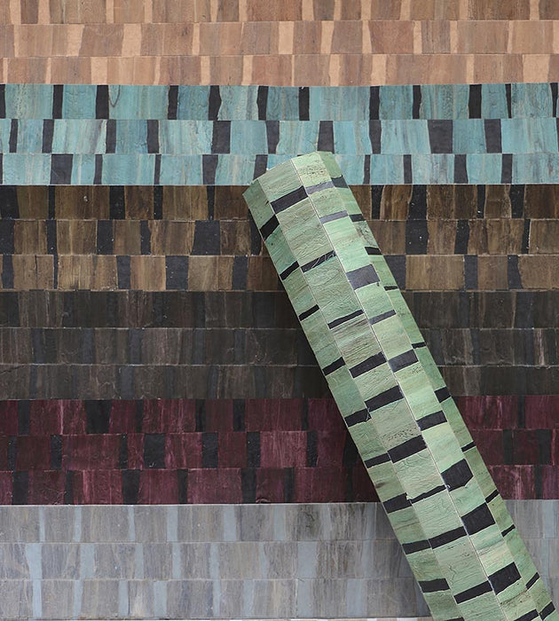 Scalamandre Capriccio Moss Wallpaper Sample SCWP884810006