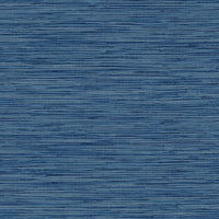 Seabrook Designs Grasscloth Marine Blue Wallpaper SG10202