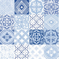 Seabrook Designs Tilework Glacier Blue Wallpaper SG11202