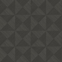 Seabrook Designs Geo Inlay Charcoal Wallpaper SG11710