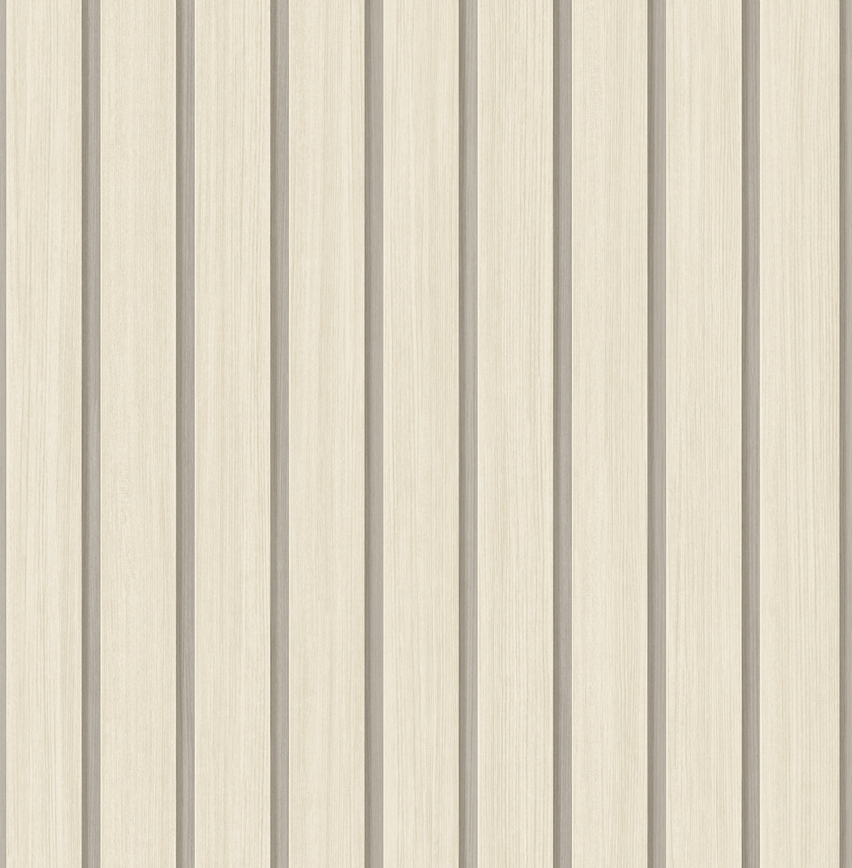 Seabrook Designs Faux Wooden Slats Neutral Wallpaper SG12103