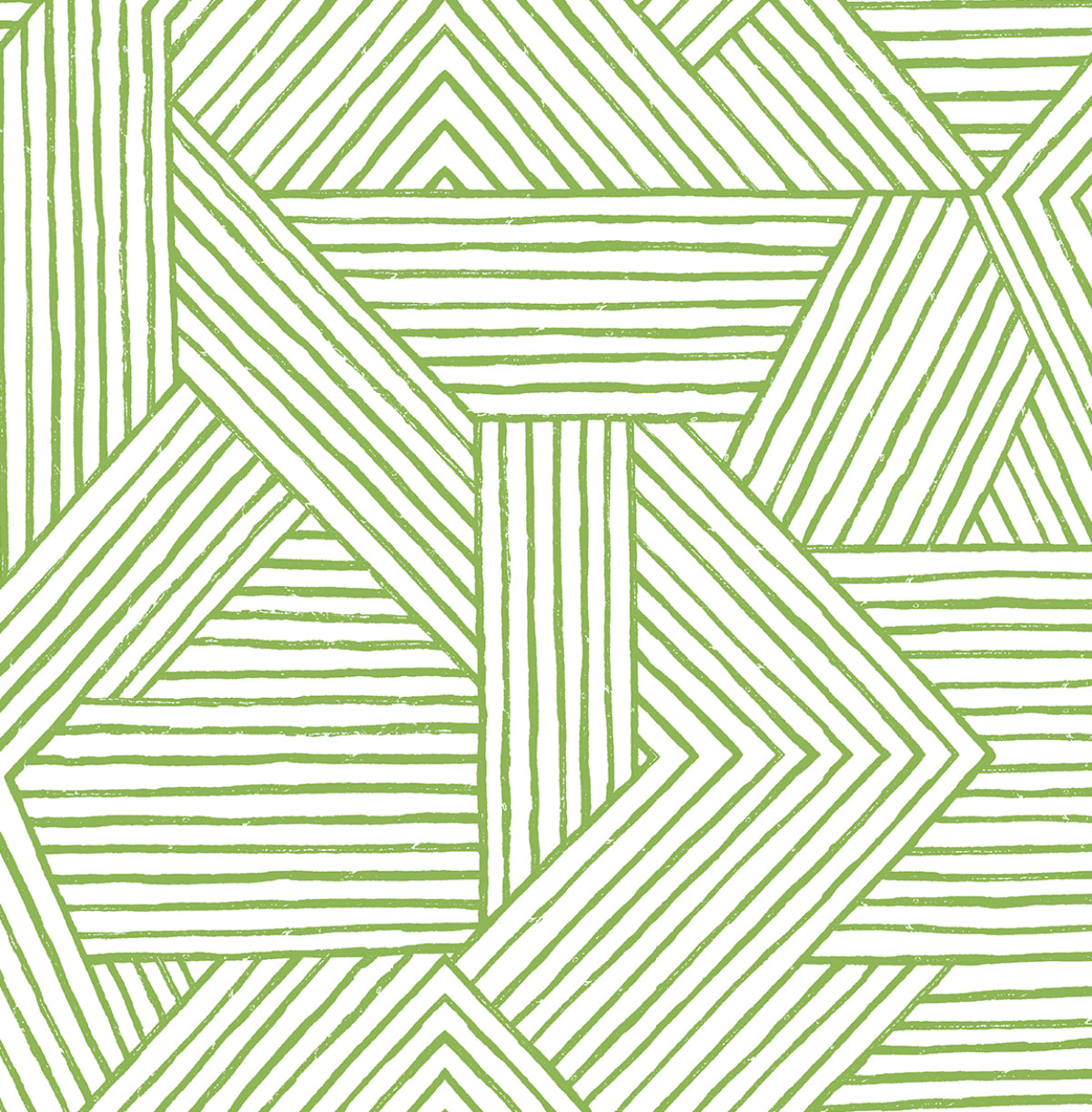 Seabrook Designs Etched Geometric Spring Green SG12404 Sample | 40% Off ...