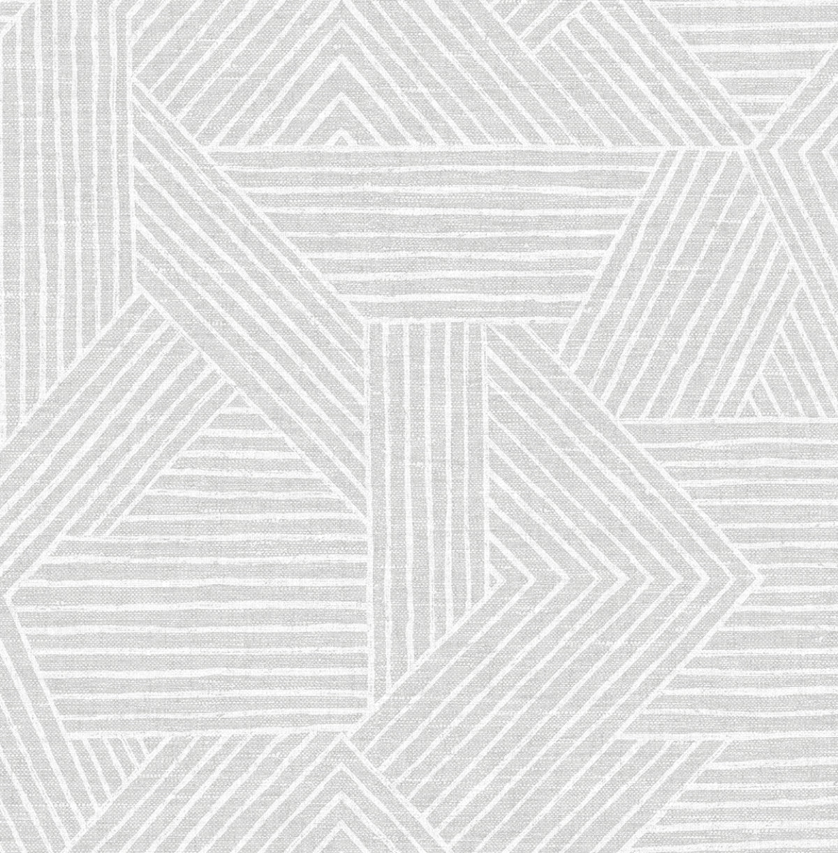 Seabrook Designs Etched Geometric Salt Glaze Wallpaper SG12408