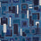 Pierre Frey Medina Indigo Fabric Sample F3945001