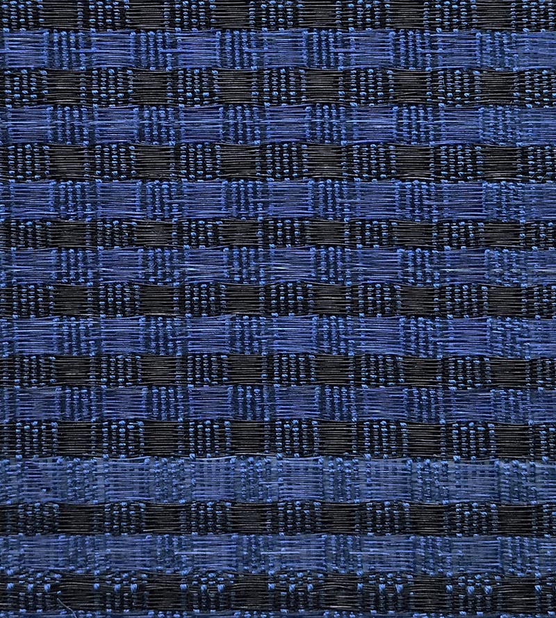 Old World Weavers Dale Horsehair Blue / Black Fabric Sample SK06810001