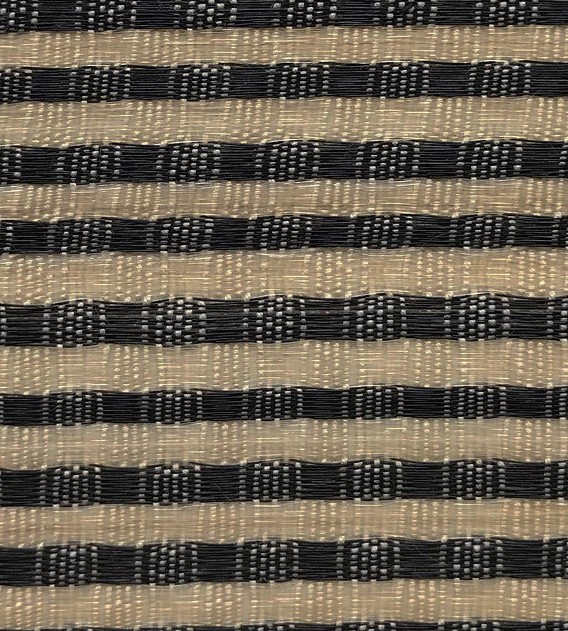 Old World Weavers Dale Horsehair Black / White Fabric Sample SK68140001