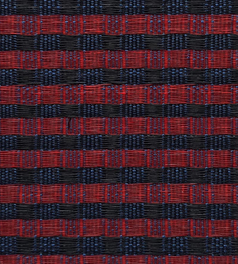 Old World Weavers Dale Horsehair Blue / Red / Black Fabric Sample SK68160001