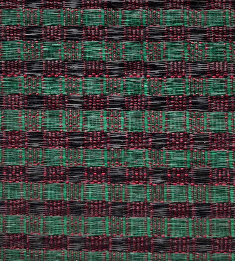 Old World Weavers Dale Horsehair Red / Green / Black Fabric Sample SK68170001