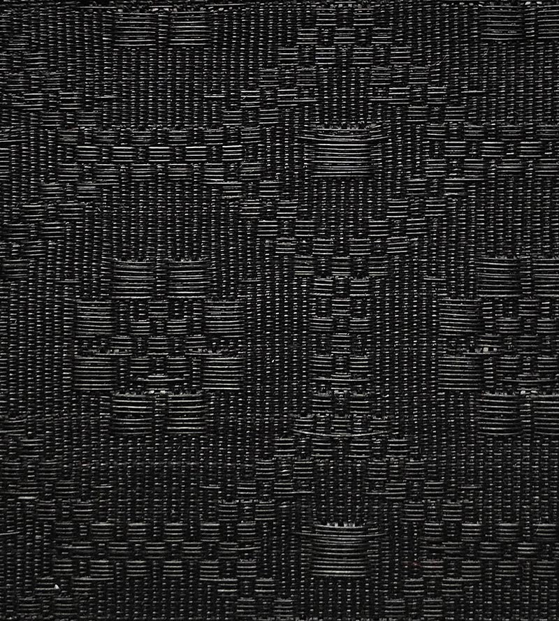 Old World Weavers Holstein Horsehair Black Fabric SKH6030001