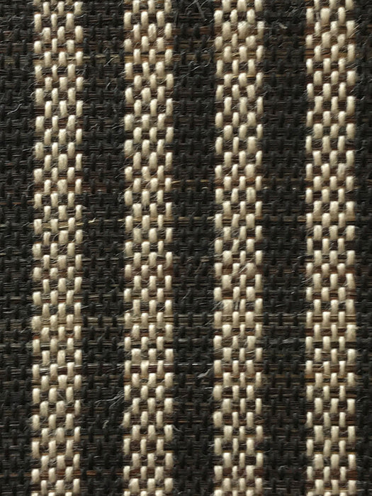 Old World Weavers Selle Ii Narrow Stripe Natural / Black Fabric Sample SKS9040001