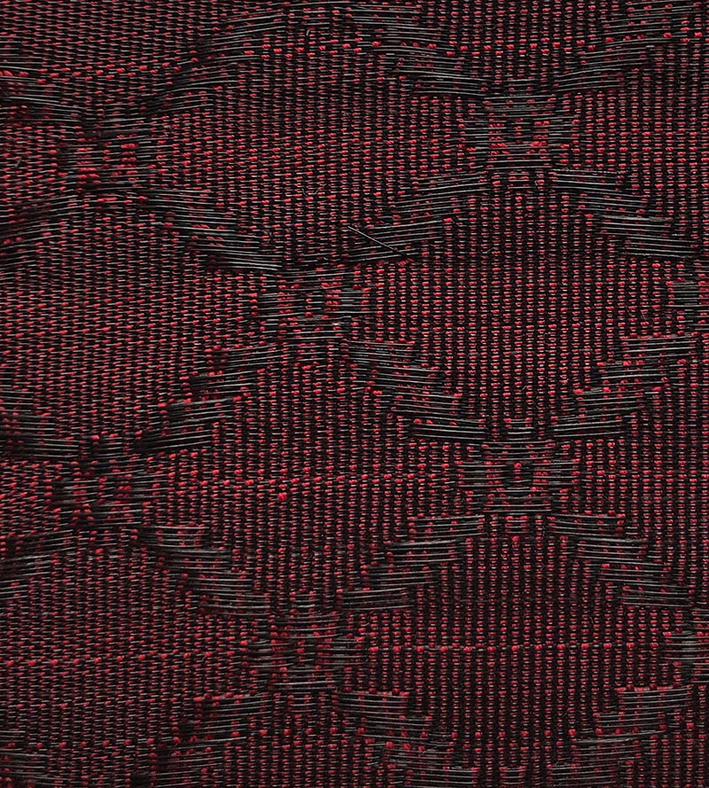 Old World Weavers Jutland Horsehair Red / Black Fabric Sample SK06090002
