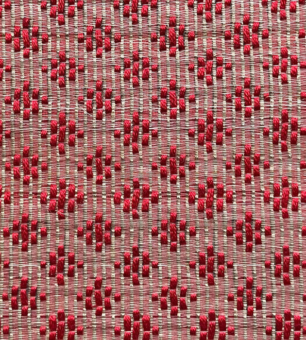 Old World Weavers Appaloosa Silk Horsehair Red / Beige Fabric SK61300002