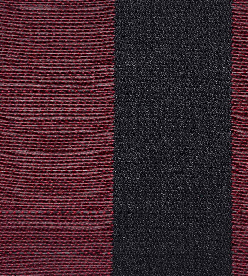Old World Weavers Breton Horsehair Red / Black Fabric Sample SKB2050002