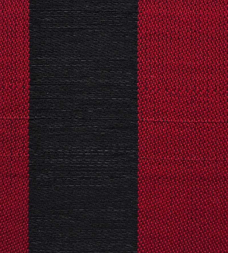 Old World Weavers Breton Horsehair Black / Red Fabric Sample SKR2050002