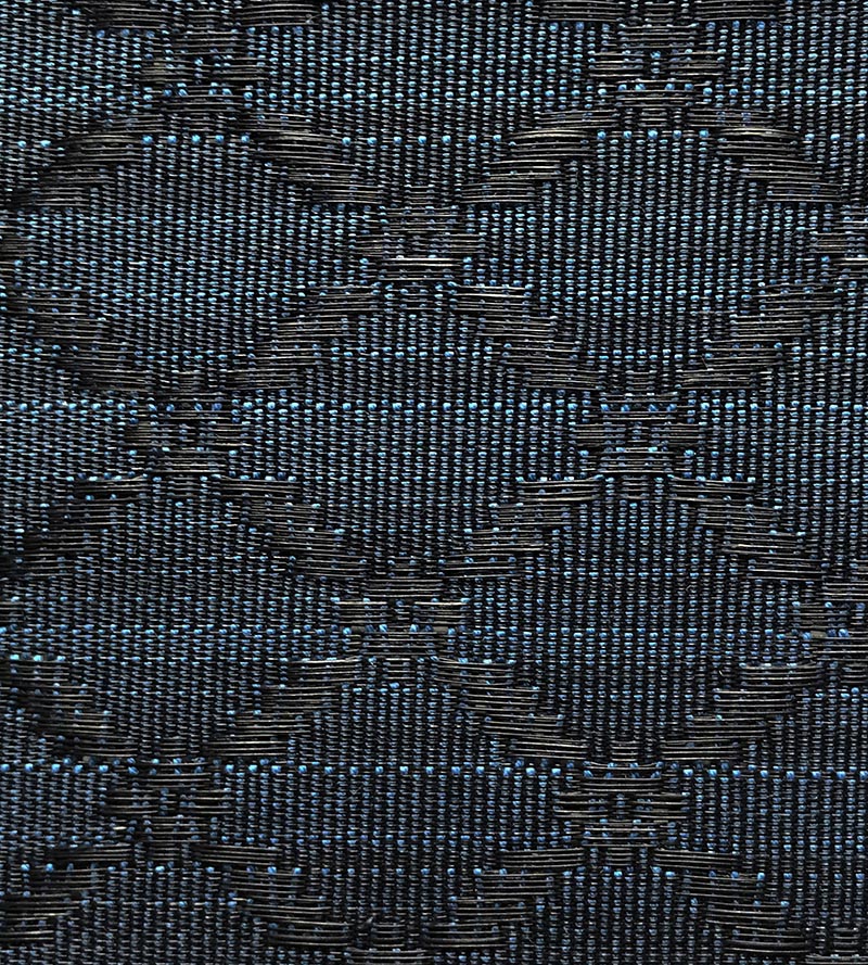 Old World Weavers Jutland Horsehair Blue / Black Fabric Sample SK06090003