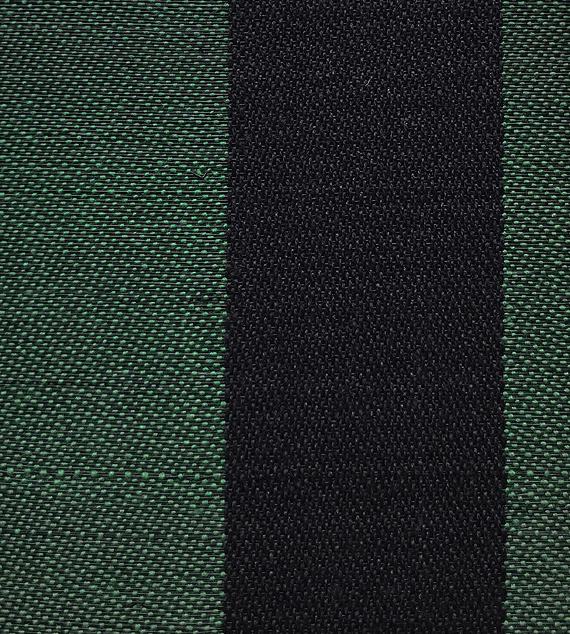 Old World Weavers Breton Horsehair Green / Black Fabric Sample SKB2050004