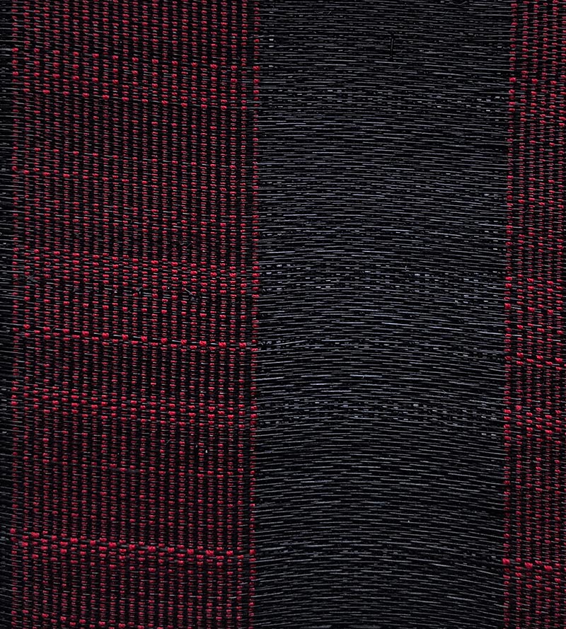 Old World Weavers Fredericksborg Horsehair Black / Burgundy Fabric Sample SKH6050017