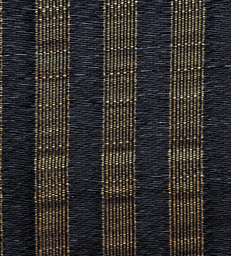Old World Weavers Salerno Horsehair Gold / Black Fabric Sample SK06060025