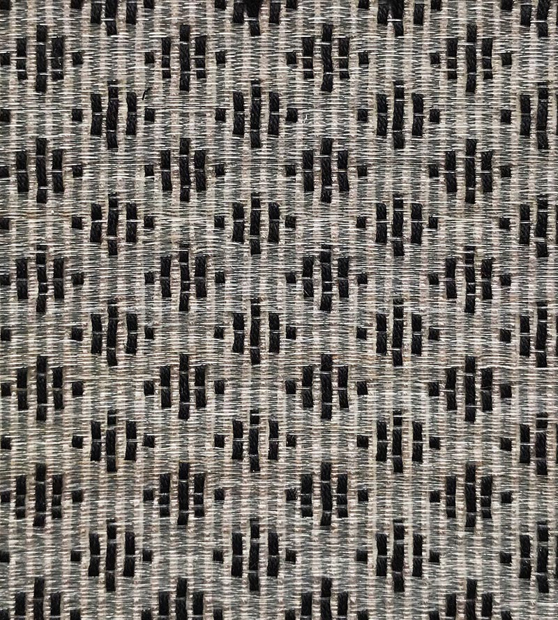 Old World Weavers Appaloosa Horsehair Gray / Black Fabric SK06130027