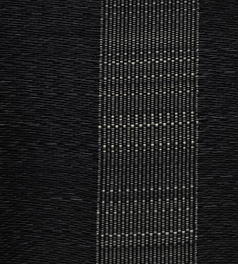 Old World Weavers Fredericksborg Horsehair Black / White Fabric Sample SKH6050028