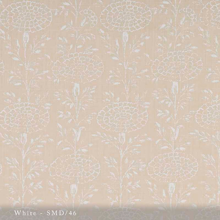 Lisa Fine Samode White Fabric Sample SMD-46