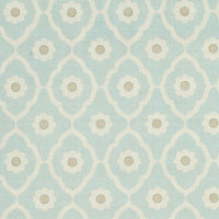 Schumacher Soundess Aqua Fabric SOUN003