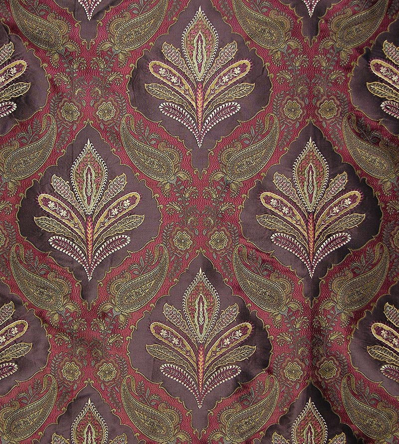 Old World Weavers Darani Crimson Ganache Fabric SQ14800001