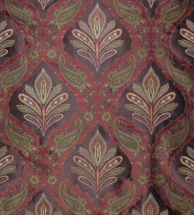 Old World Weavers Darani Crimson Ganache Fabric SQ14800001