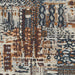 Brentano Saga Venetian Carnival Fabric Sample 5018-07