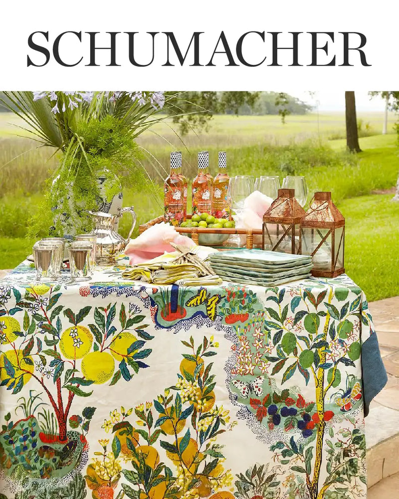 Schumacher Citrus Garden Indoor/Outdoor Fabric 
