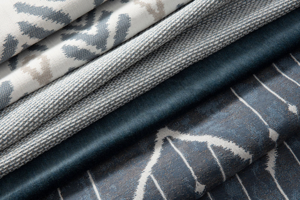 Link Outdoor Horizon Dusk Blue Fabric 435-56