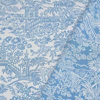 Pierre Frey Les Pagodes Bleu Fabric F3479002